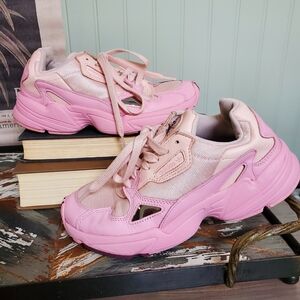 Adidas Falcon Sneakers Icey Pink Torsion Chunky Shoes Bubblegum Ballet Women 7.5